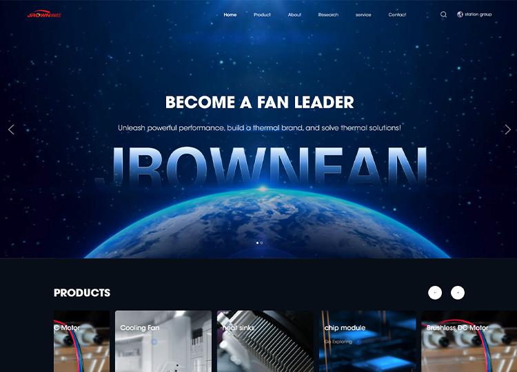 掬旺电子 - UI整站页面官网设计+前后端程序开发